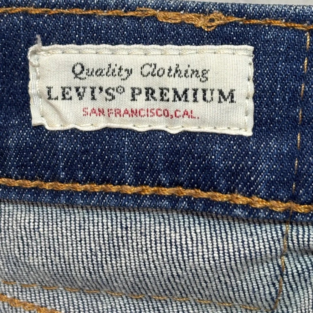 Levis Premium 511 Slim Fit Dark Wash Blue Denim Jeans Mens W40 L32